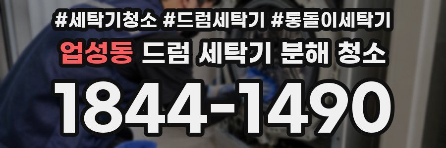 업성동 드럼 세탁기 분해 청소