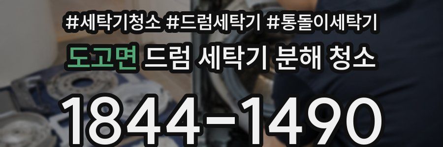 도고면 드럼 세탁기 분해 청소