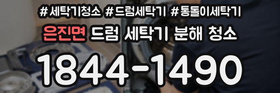 은진면 드럼 세탁기 분해 청소
