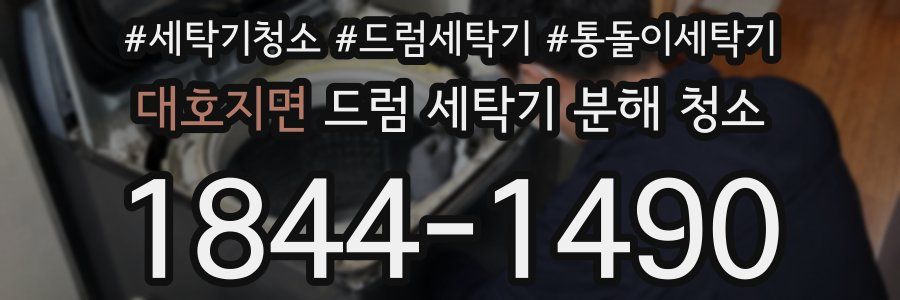 대호지면 드럼 세탁기 분해 청소