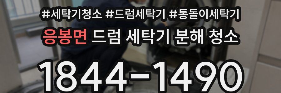 응봉면 드럼 세탁기 분해 청소
