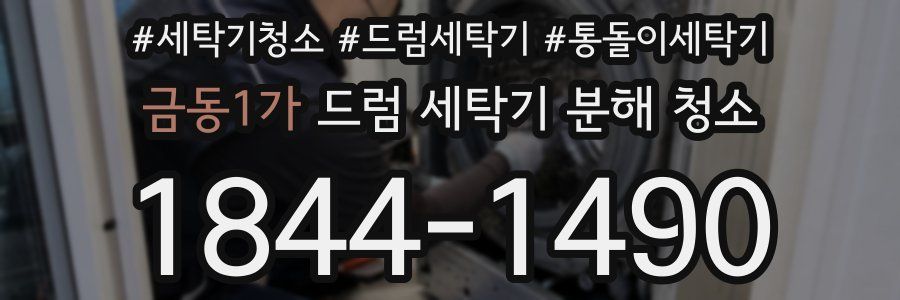 금동1가 드럼 세탁기 분해 청소