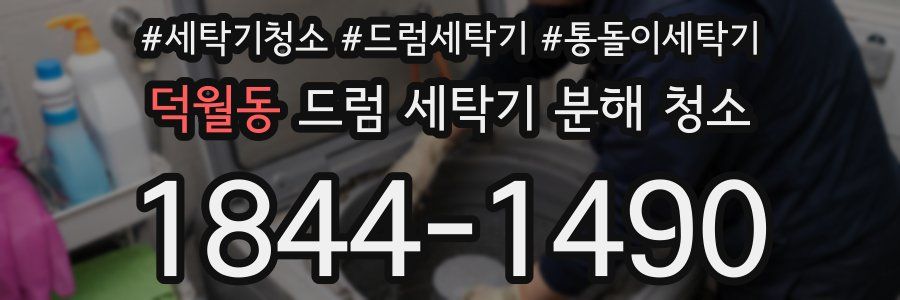 덕월동 드럼 세탁기 분해 청소