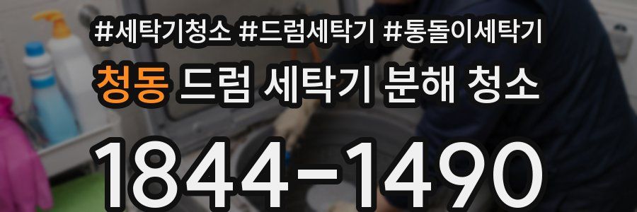 청동 드럼 세탁기 분해 청소