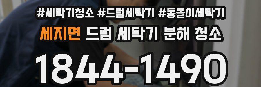 세지면 드럼 세탁기 분해 청소
