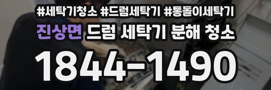 진상면 드럼 세탁기 분해 청소