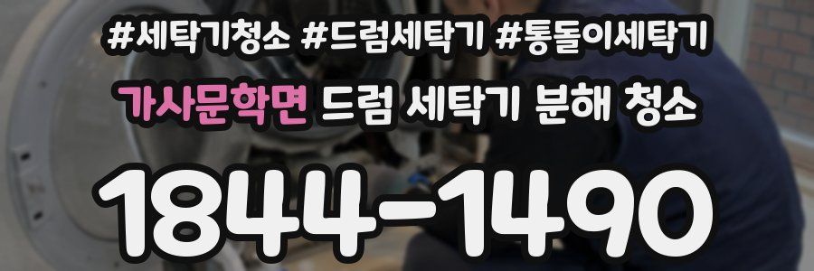 가사문학면 드럼 세탁기 분해 청소