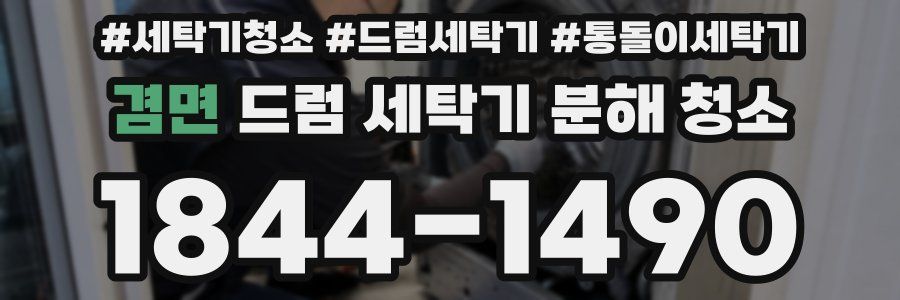 겸면 드럼 세탁기 분해 청소