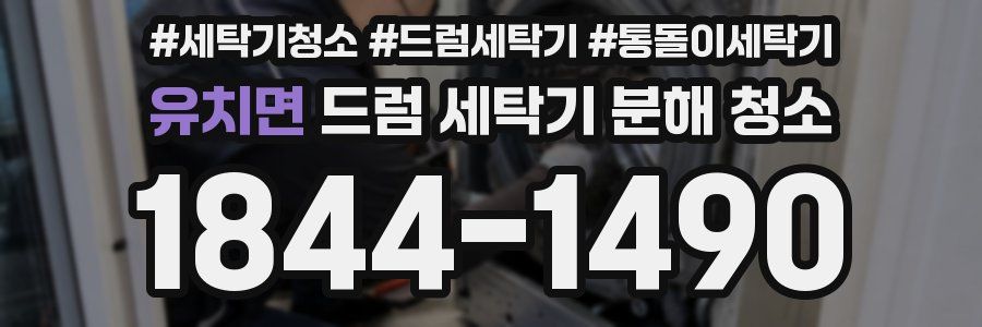 유치면 드럼 세탁기 분해 청소