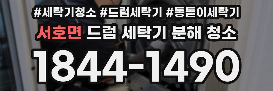 서호면 드럼 세탁기 분해 청소