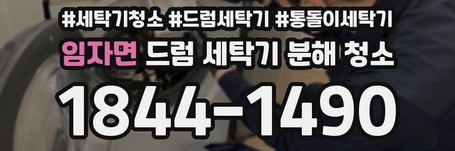 임자면 드럼 세탁기 분해 청소