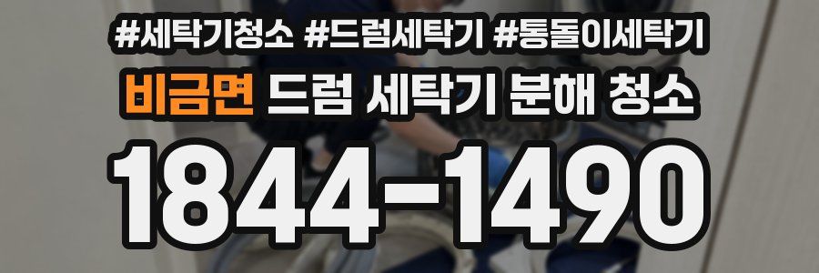 비금면 드럼 세탁기 분해 청소