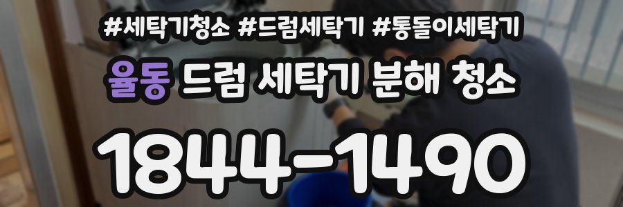율동 드럼 세탁기 분해 청소