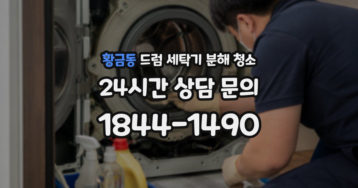 황금동 드럼 세탁기 분해 청소
