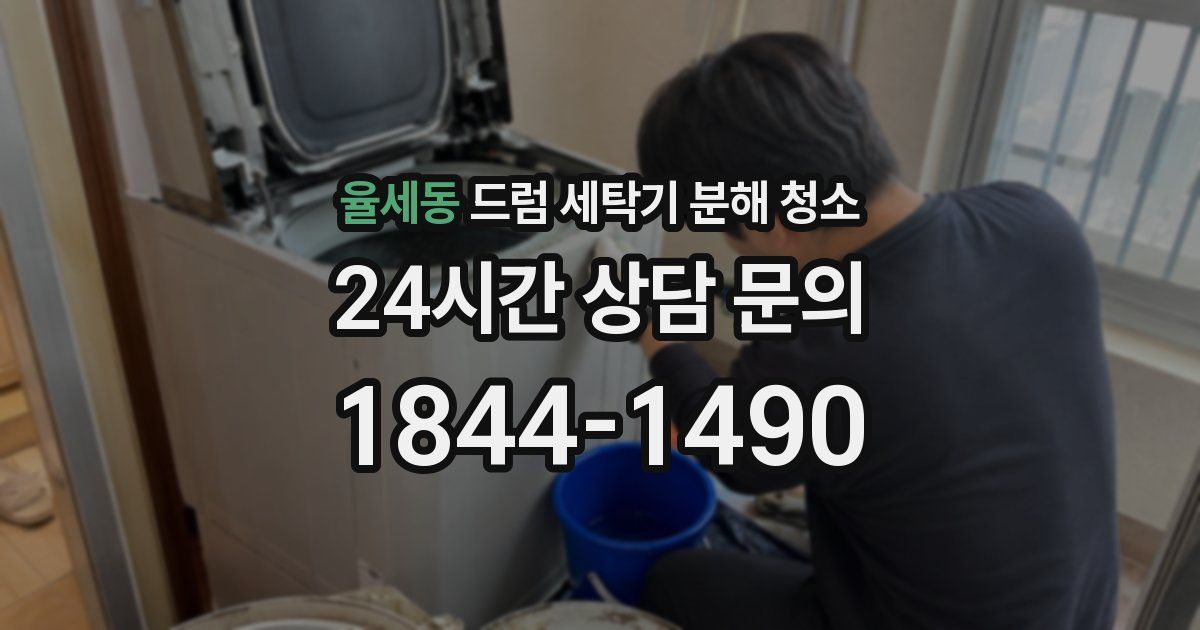 율세동 드럼 세탁기 분해 청소