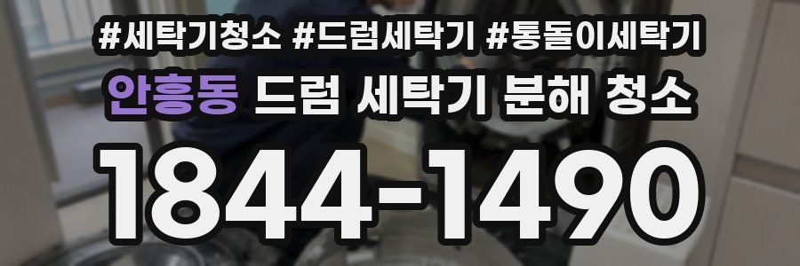 안흥동 드럼 세탁기 분해 청소