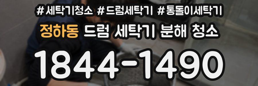 정하동 드럼 세탁기 분해 청소