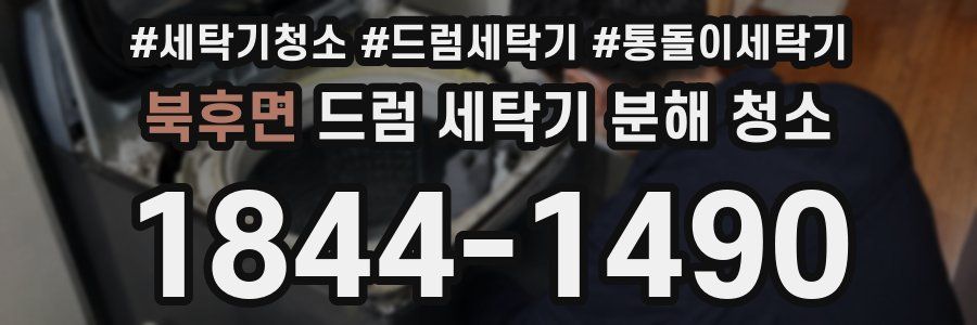 북후면 드럼 세탁기 분해 청소