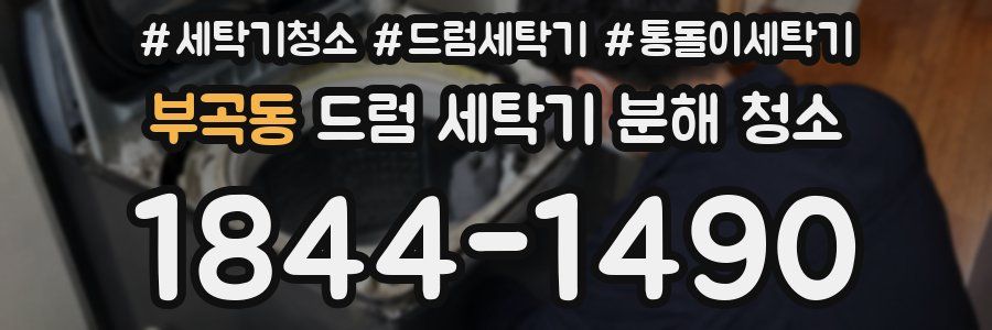 부곡동 드럼 세탁기 분해 청소