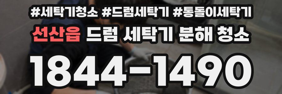선산읍 드럼 세탁기 분해 청소