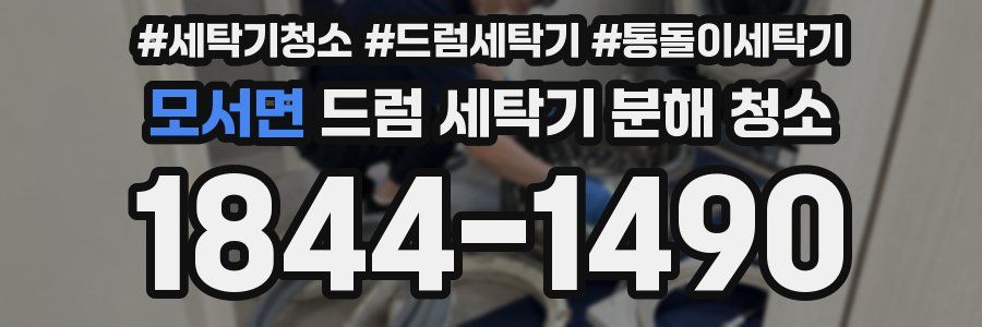 모서면 드럼 세탁기 분해 청소