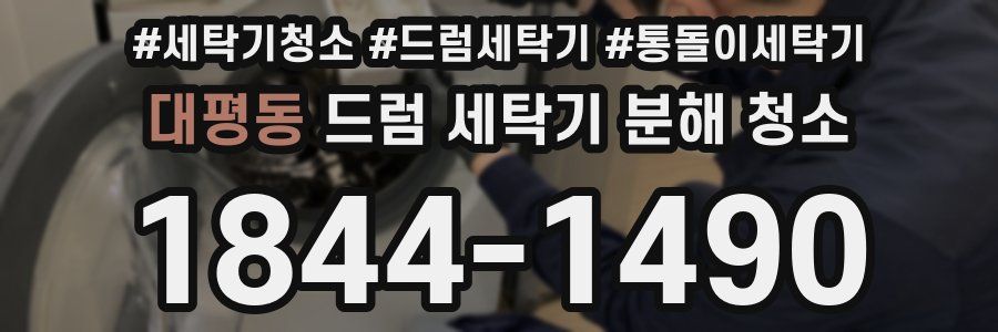 대평동 드럼 세탁기 분해 청소