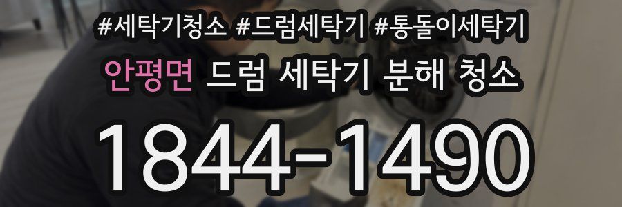 안평면 드럼 세탁기 분해 청소