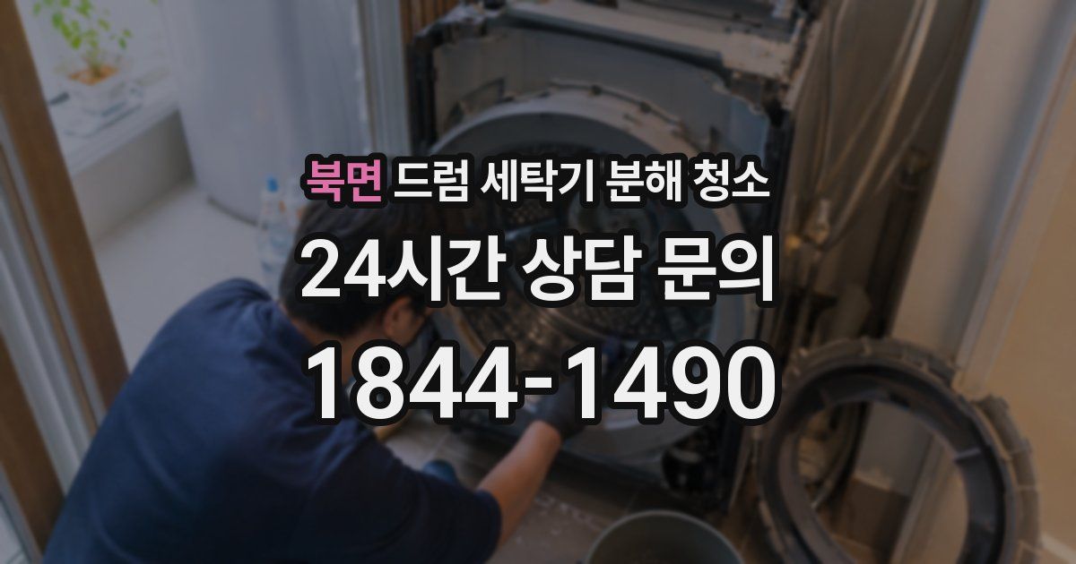 북면 드럼 세탁기 분해 청소