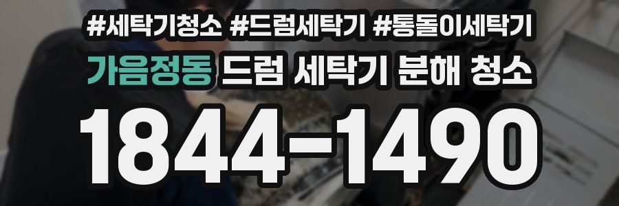가음정동 드럼 세탁기 분해 청소