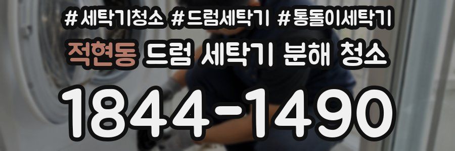 적현동 드럼 세탁기 분해 청소