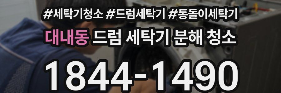 대내동 드럼 세탁기 분해 청소