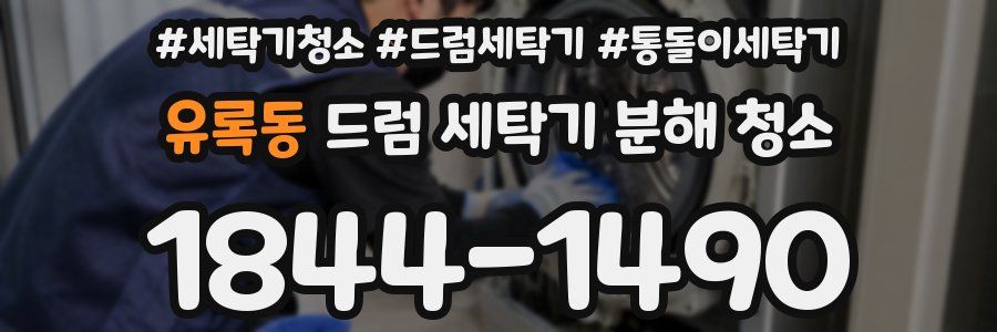 유록동 드럼 세탁기 분해 청소