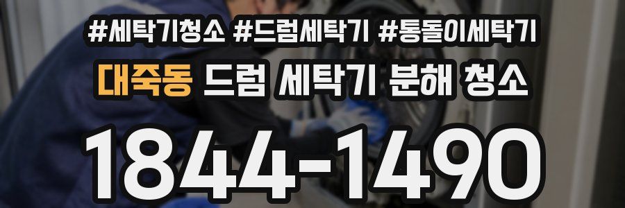 대죽동 드럼 세탁기 분해 청소