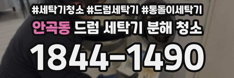 안곡동 드럼 세탁기 분해 청소