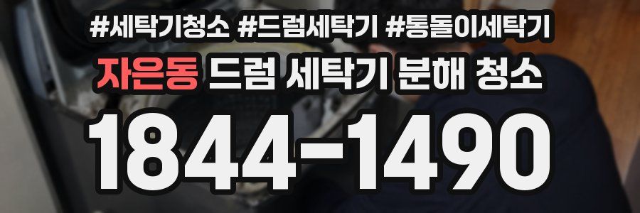 자은동 드럼 세탁기 분해 청소