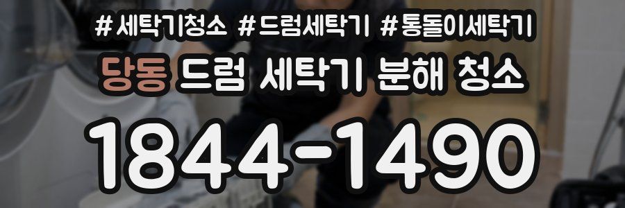 당동 드럼 세탁기 분해 청소