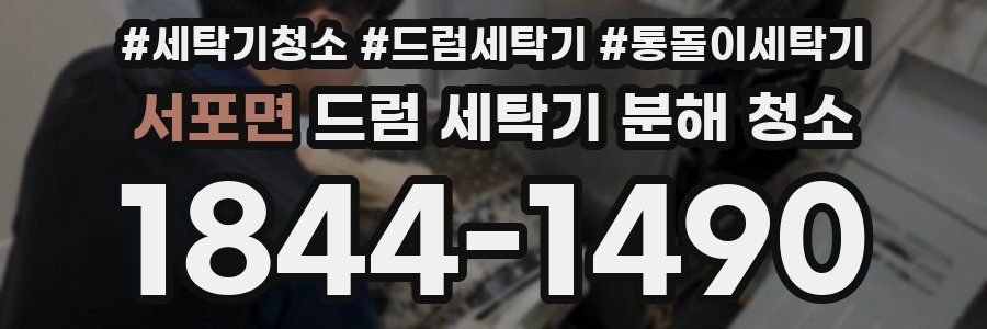 서포면 드럼 세탁기 분해 청소