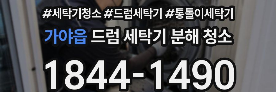 가야읍 드럼 세탁기 분해 청소