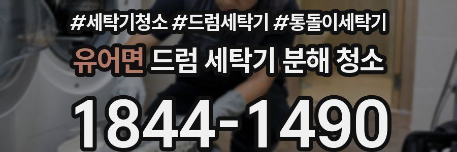 유어면 드럼 세탁기 분해 청소