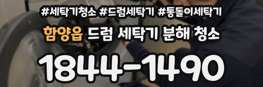 함양읍 드럼 세탁기 분해 청소