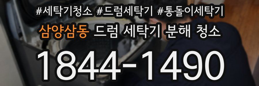 삼양삼동 드럼 세탁기 분해 청소