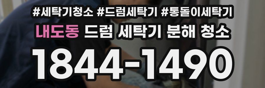 내도동 드럼 세탁기 분해 청소