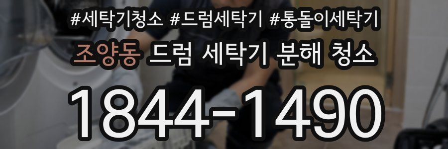 조양동 드럼 세탁기 분해 청소