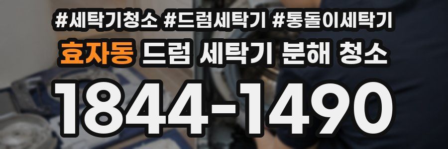 효자동 드럼 세탁기 분해 청소