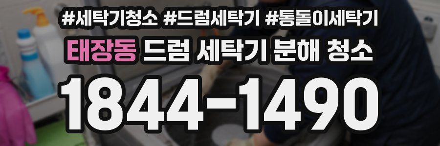 태장동 드럼 세탁기 분해 청소