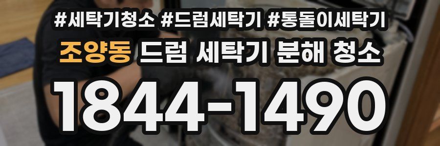 조양동 드럼 세탁기 분해 청소