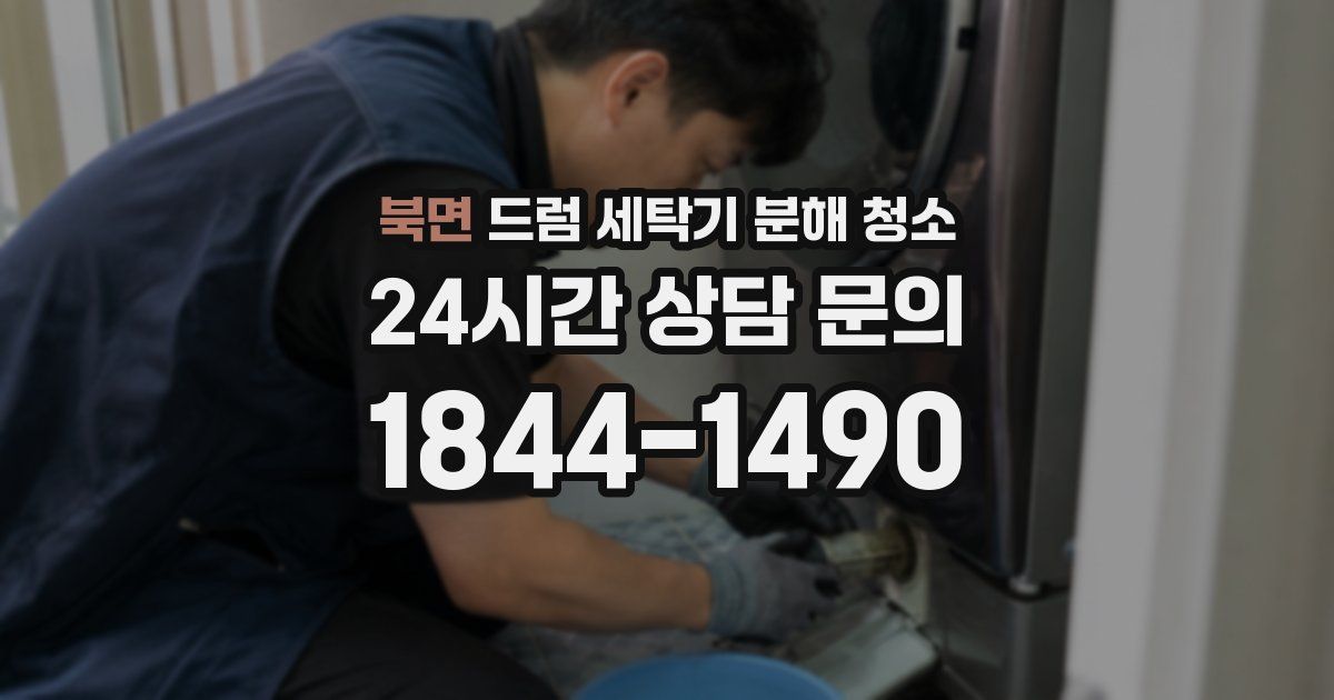 북면 드럼 세탁기 분해 청소