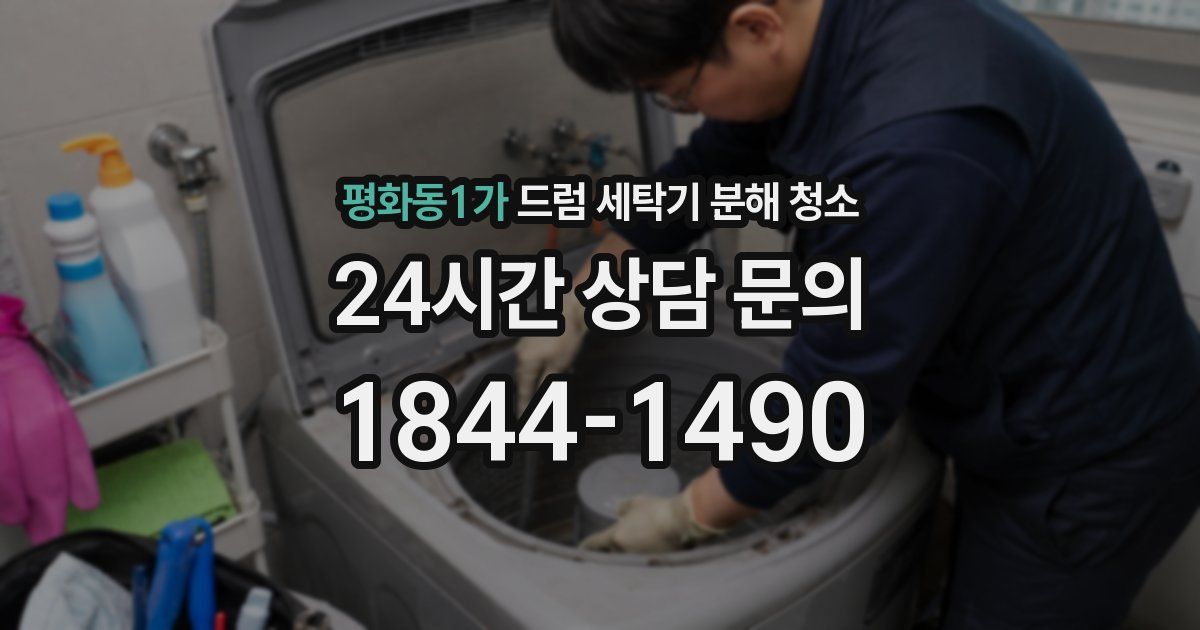 평화동1가 드럼 세탁기 분해 청소