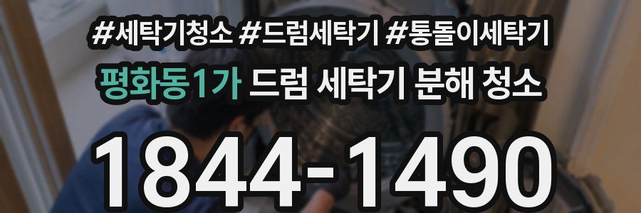 평화동1가 드럼 세탁기 분해 청소