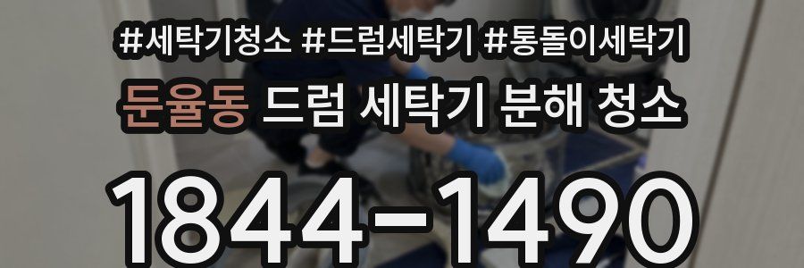 둔율동 드럼 세탁기 분해 청소